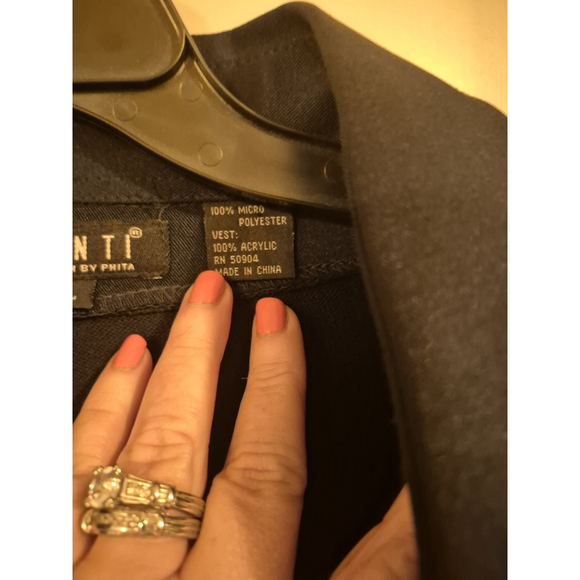 Pronti Collection By Phita Collections Mens Sweater Vest With Black Top Large - Picture 3 of 4